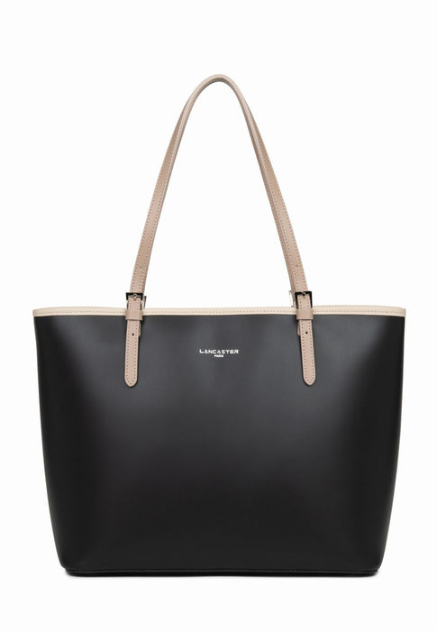 Sac cabas Lancaster Smooth 437-08 NOIR NCNF