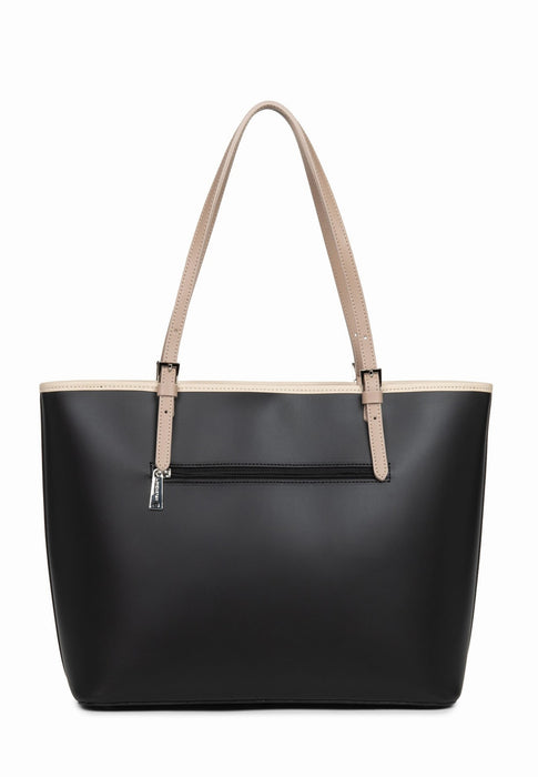 Sac cabas Lancaster Smooth 437-08 NOIR NCNF