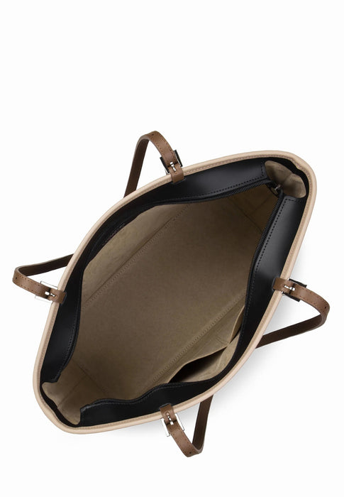Sac cabas Lancaster Smooth 437-08 NOIR NUVI