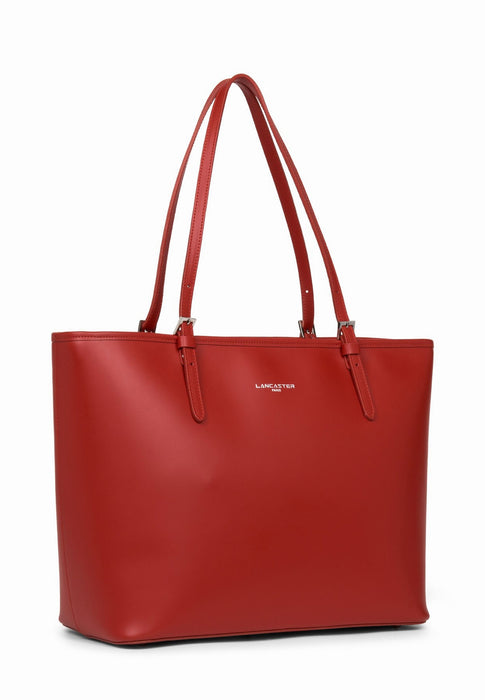 Sac cabas Lancaster Smooth 437-08 ROUGE