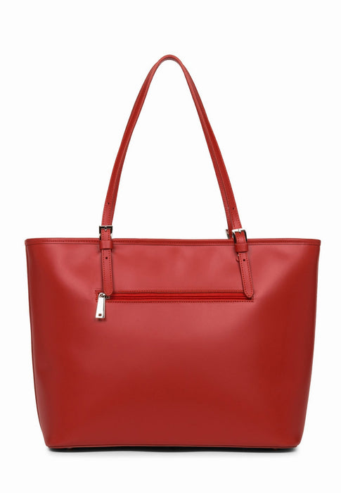 Sac cabas Lancaster Smooth 437-08 ROUGE