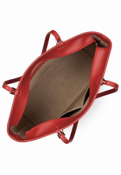 Sac cabas Lancaster Smooth 437-08 ROUGE