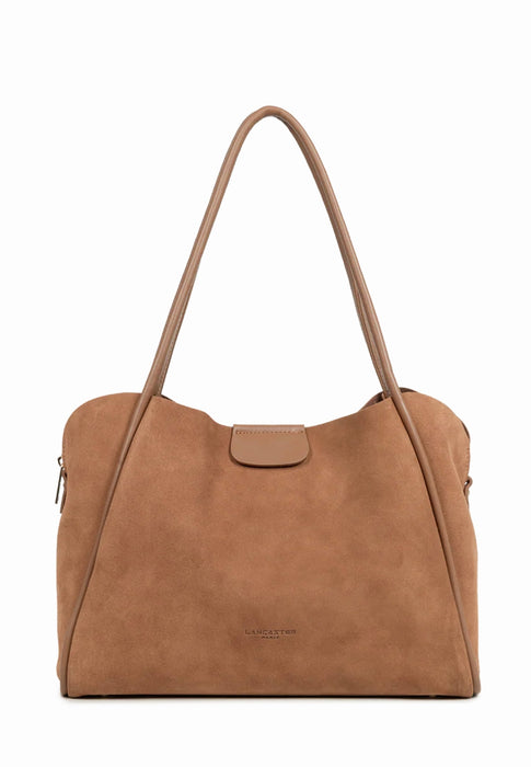 Sac cabas Lancaster Suede ida 470-102 MOKA