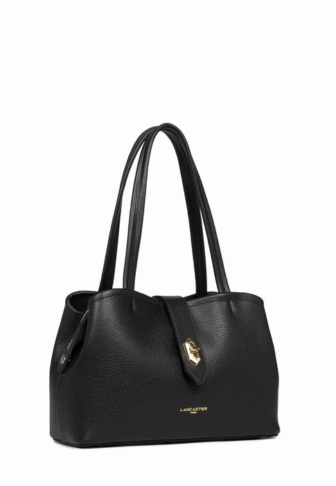 Lancaster Sac cabas Top double NOIR IN NU