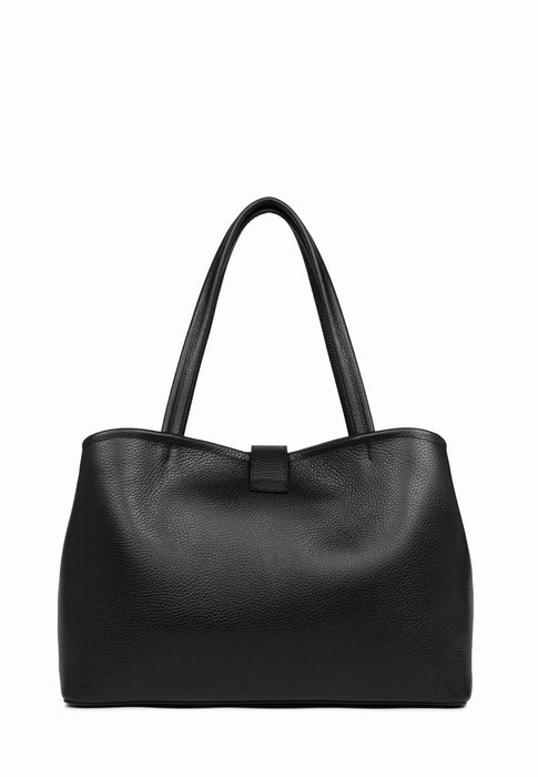 Lancaster Sac cabas Top double NOIR IN NU