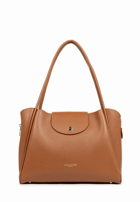 Sac cabas Lancaster Ida double 470-85 CAMEL IN OR