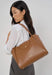 Sac cabas Lancaster Ida double 470-85 CAMEL IN OR