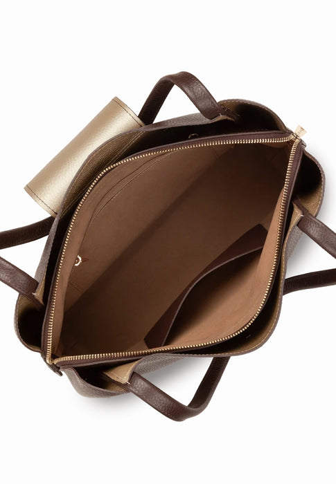 Sac cabas Lancaster Ida double 470-85 MARRON OP