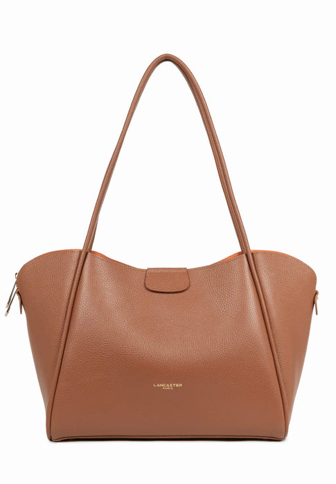 Sac cabas Lancaster Ida double 470-86 CAMEL IN OR