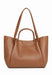 Sac cabas Lancaster Foulonne double louisa 470-90 CAMEL IN OR