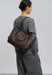 Sac cabas Lancaster Foulonne double louisa 470-90 MARRON OP