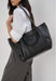 Sac cabas Lancaster Foulonne double louisa 470-90 NOIR IN NU