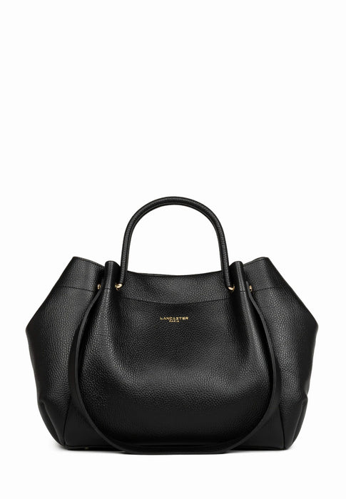 Sac cabas Lancaster Foulonne double louisa 470-90 NOIR IN NU