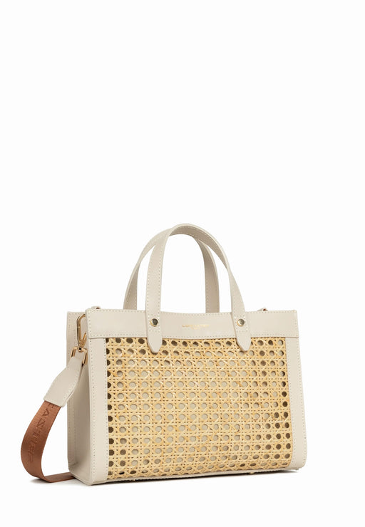 Lancaster Sac cabas Cannage rotin 480-114 Beige BEIGE