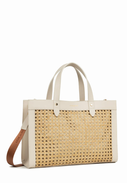Sac cabas Lancaster Cannage rotin 480-115 BEIGE
