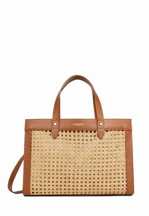 Lancaster Sac cabas Cannage rotin 480-115 Camel CAMEL