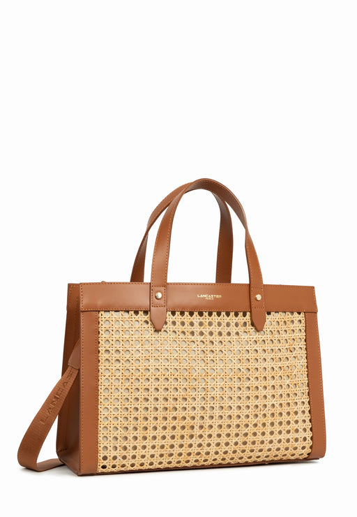 Lancaster Sac cabas Cannage rotin 480-115 Camel CAMEL