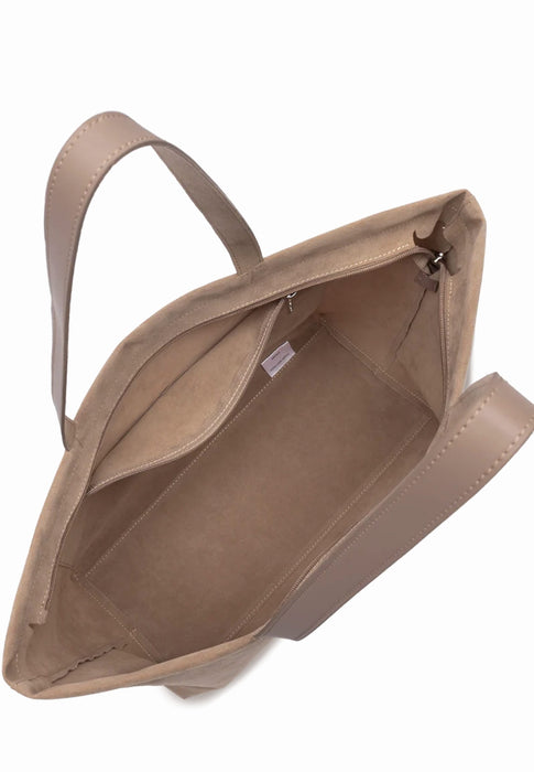 Sac cabas Lancaster Suedine kba 518-063 BEIGEFONCE