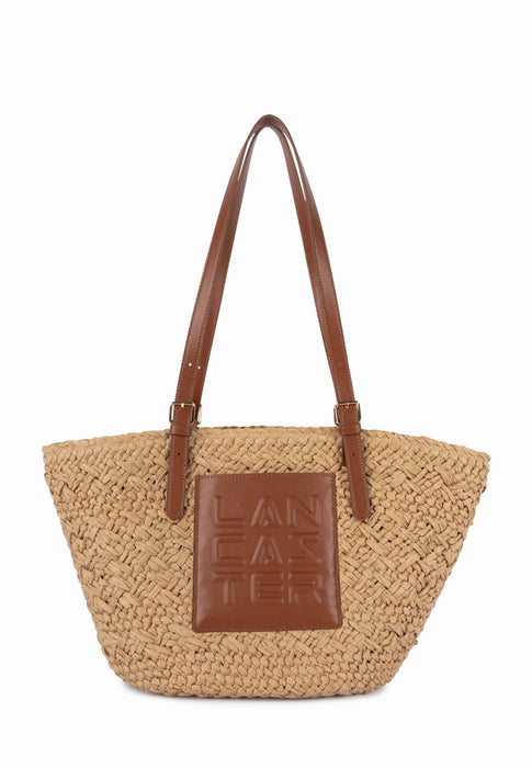 Sac cabas Lancaster Le panier 518-080 COGNAC