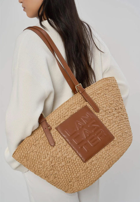 Sac cabas Lancaster Le panier 518-080 COGNAC