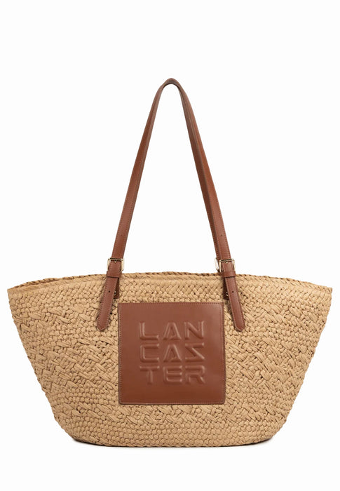 Sac cabas Lancaster Le panier 518-081 COGNAC