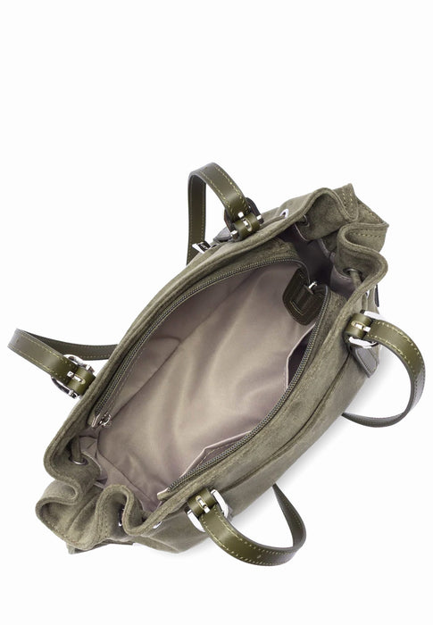 Sac cabas Lancaster Velvet emma 518-096 KAKIFONCE