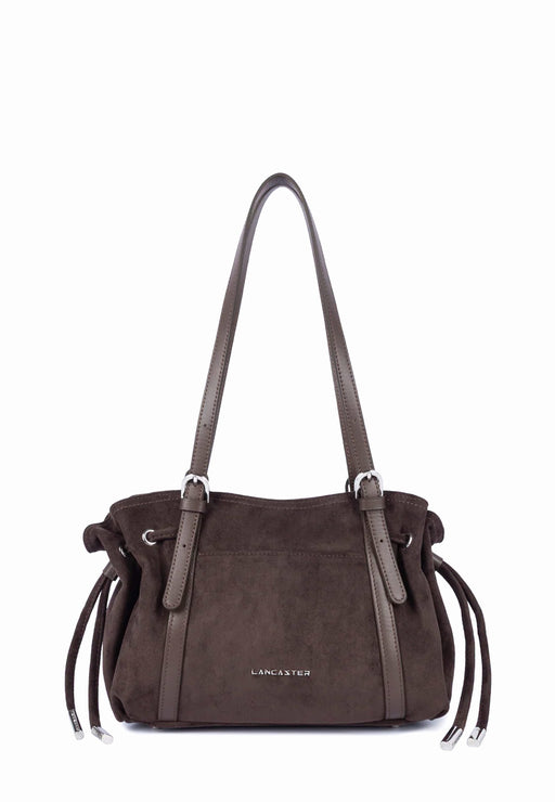 Sac cabas Lancaster Velvet emma 518-096 MARRON