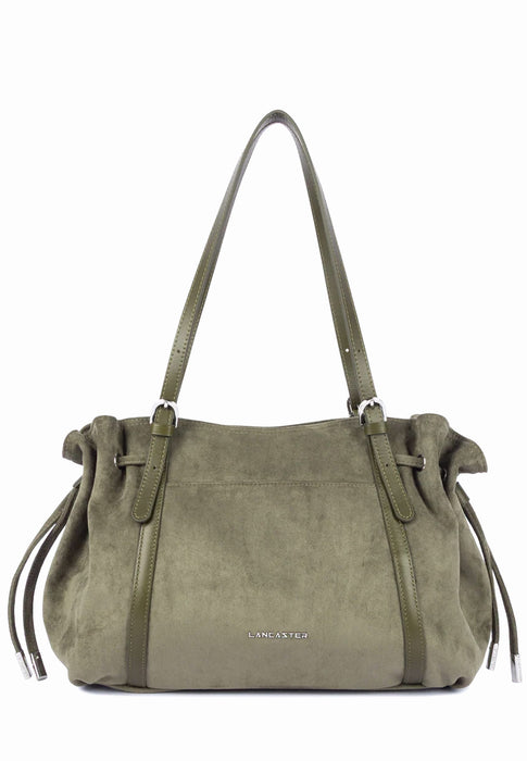 Sac cabas Lancaster Velvet emma 518-097 KAKIFONCE