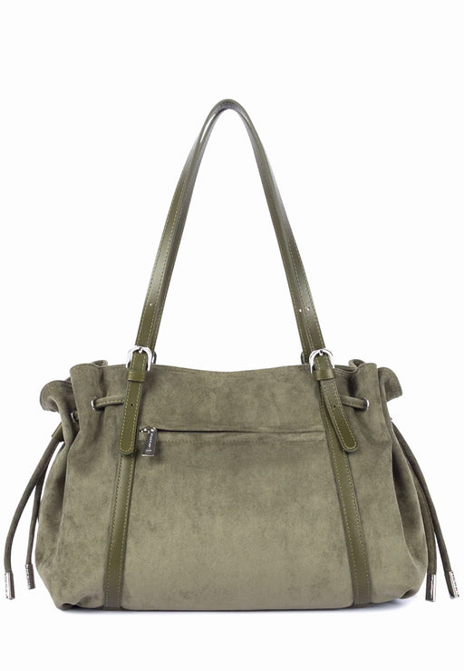 Sac cabas Lancaster Velvet emma 518-097 KAKIFONCE