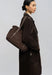 Sac cabas Lancaster Velvet emma 518-097 MARRON
