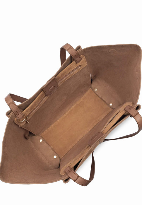 Sac cabas Lancaster Suede 530-58 CAMEL