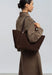 Sac cabas Lancaster Suede 530-58 MARRON