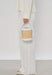 Sac sceau Lancaster Cannage rotin 480-110 BLANC