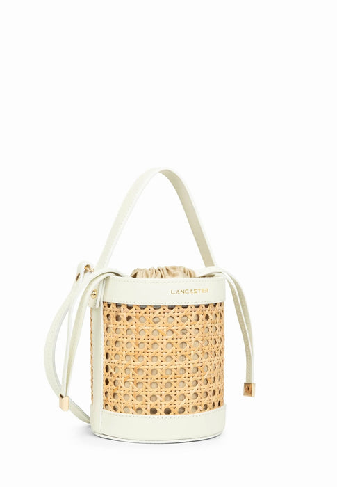 Sac sceau Lancaster Cannage rotin 480-110 ECRU