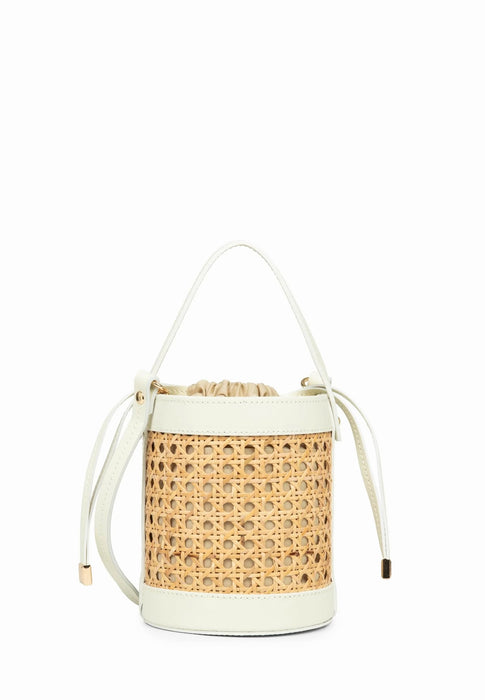 Sac sceau Lancaster Cannage rotin 480-110 ECRU