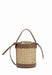 Sac sceau Lancaster Cannage rotin 480-110 MARRON