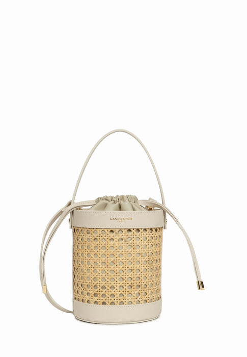 Sac sceau Lancaster Cannage rotin 480-113 BEIGE