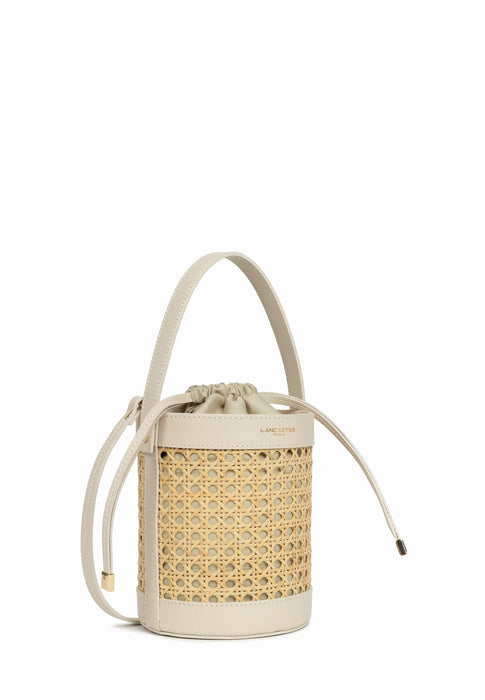 Sac sceau Lancaster Cannage rotin 480-113 BEIGE