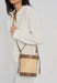 Sac sceau Lancaster Cannage rotin 480-113 MARRON