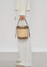 Sac sceau Lancaster Cannage rotin 480-113 MARRON