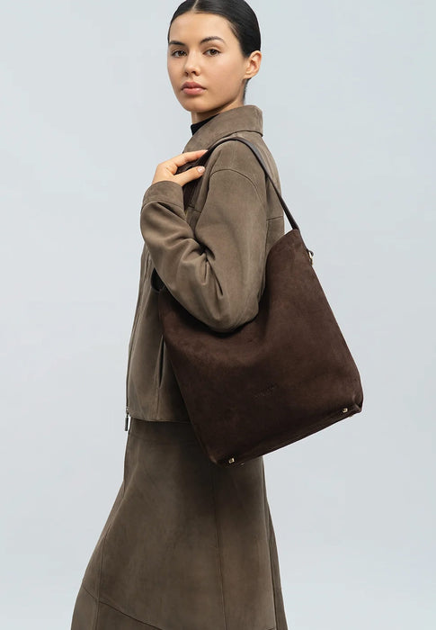Sac sceau Lancaster Suede 530-57 MARRON