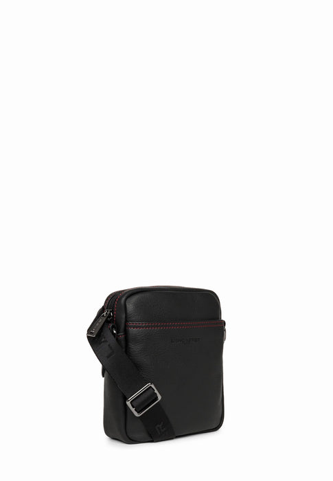 Sacoche Lancaster Soft vintage 320-24 NOIR ROUGE