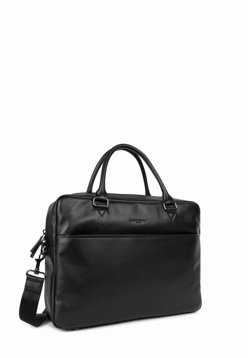 Serviette Lancaster Soft vintage homme 320-31 NOIR