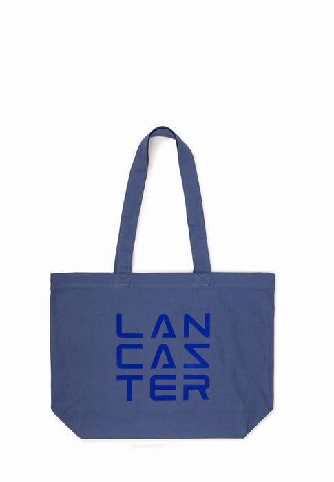 Sac Lancaster Tote bag 3 lines Bleu BLEU
