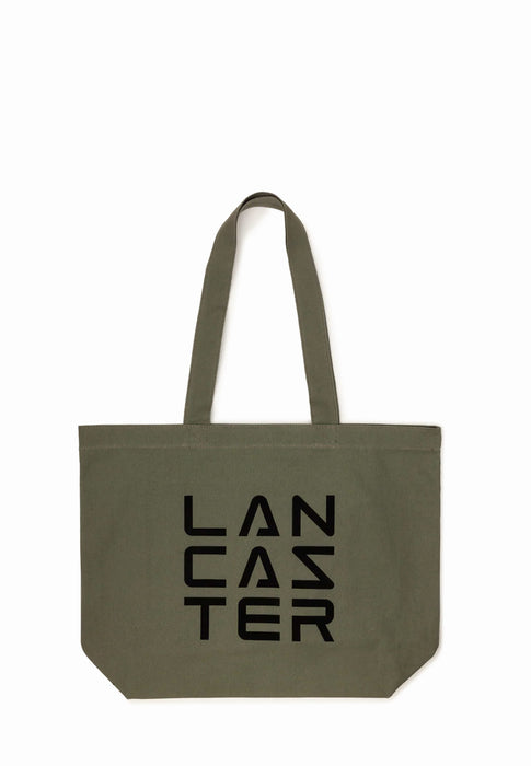Sac Lancaster Tote bag 3 lines Tote-06 KAKI