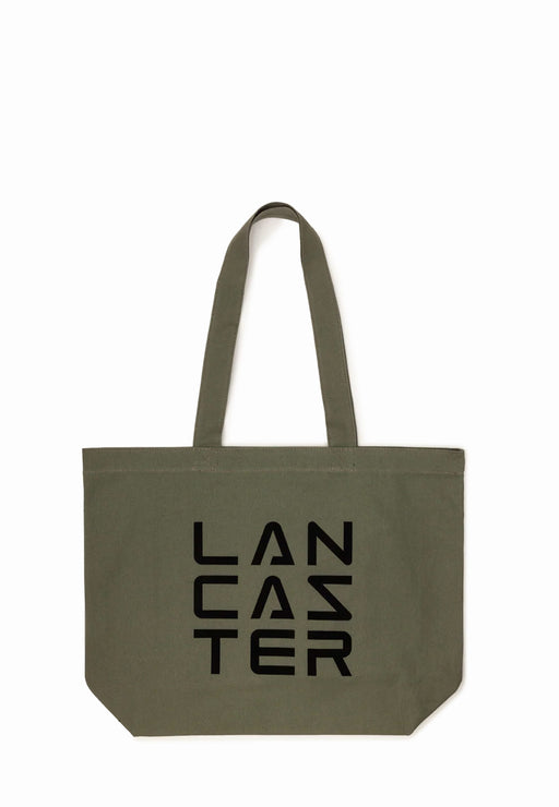 Sac Lancaster Tote bag 3 lines Kaki KAKI
