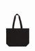 Sac Lancaster Tote bag 3 lines Noir NOIR