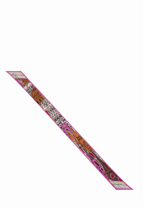 Bandeau de soie Lancel 150 ans A14137 R1 MULTICO