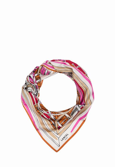 Carre de soie Lancel 150 ans A14138 R1 MULTICO