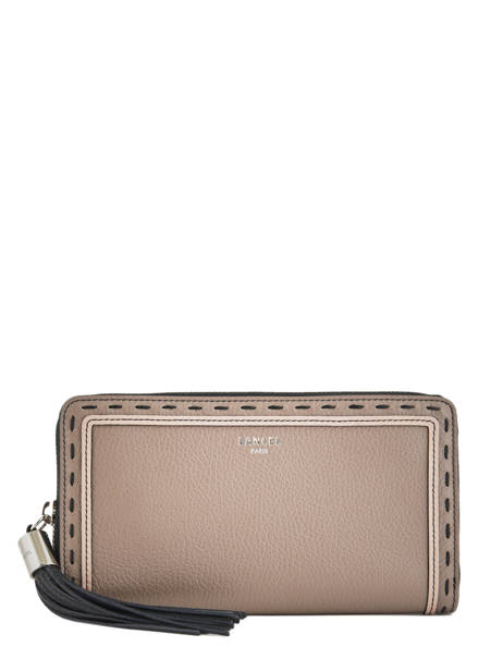 Compagnon Lancel 1er flirt A10111 2A LIN NUDE NOIR